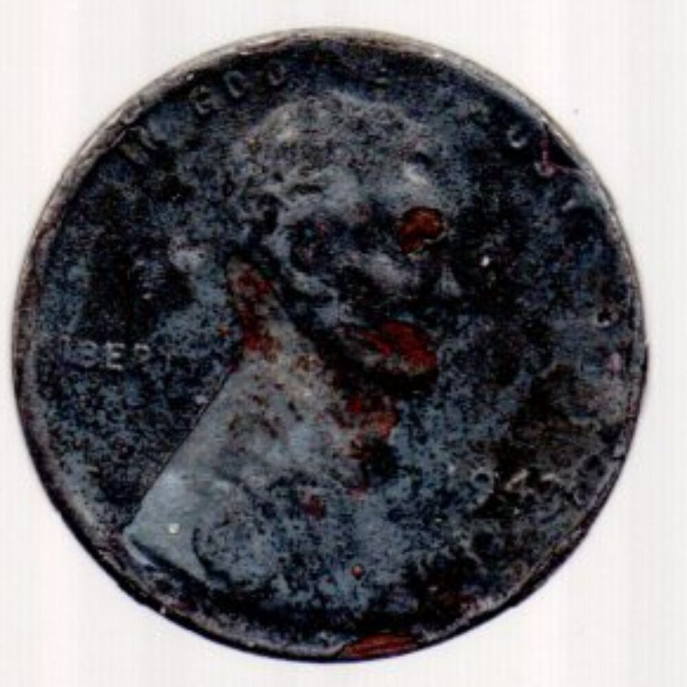 Granny Estate Find: 1943 P Lincoln Wheat Cent - World War II Steel Cent
